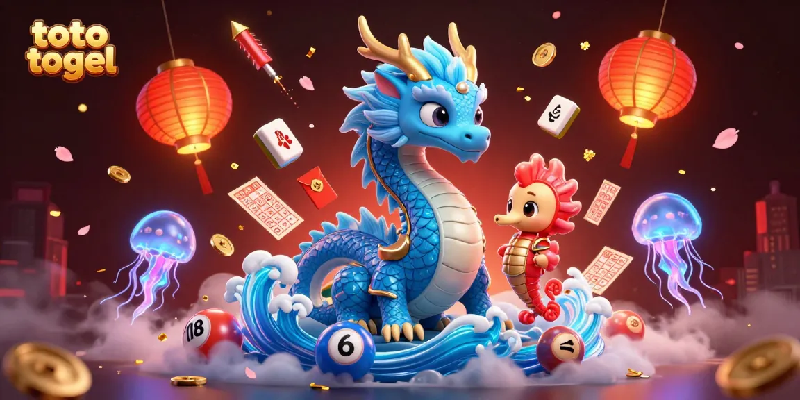 Engage in lottery excitement with this vibrant scene showcasing toto togel characters amidst glowing elements and dynamic visuals.