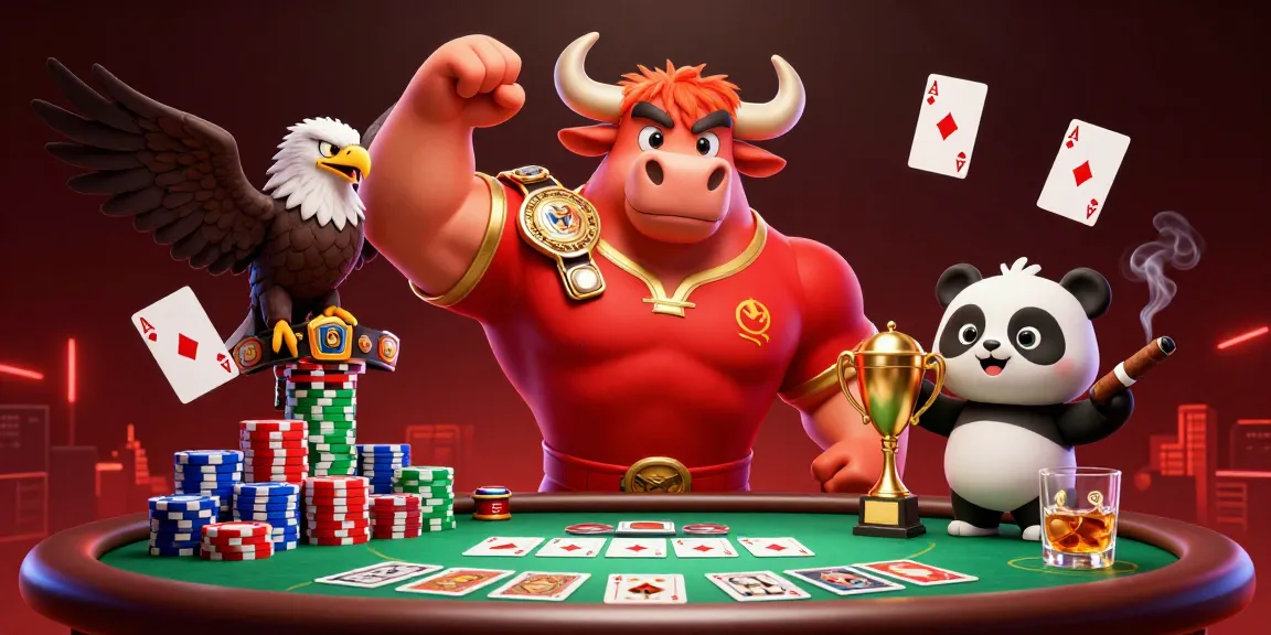 Experience the thrill of gambling at TX88 with vibrant champions playing poker, celebrating wins.