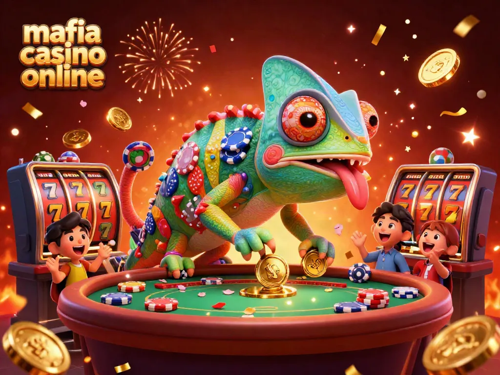 Experience the vibrant joy of mafia casino online with dynamic slots and excited players.