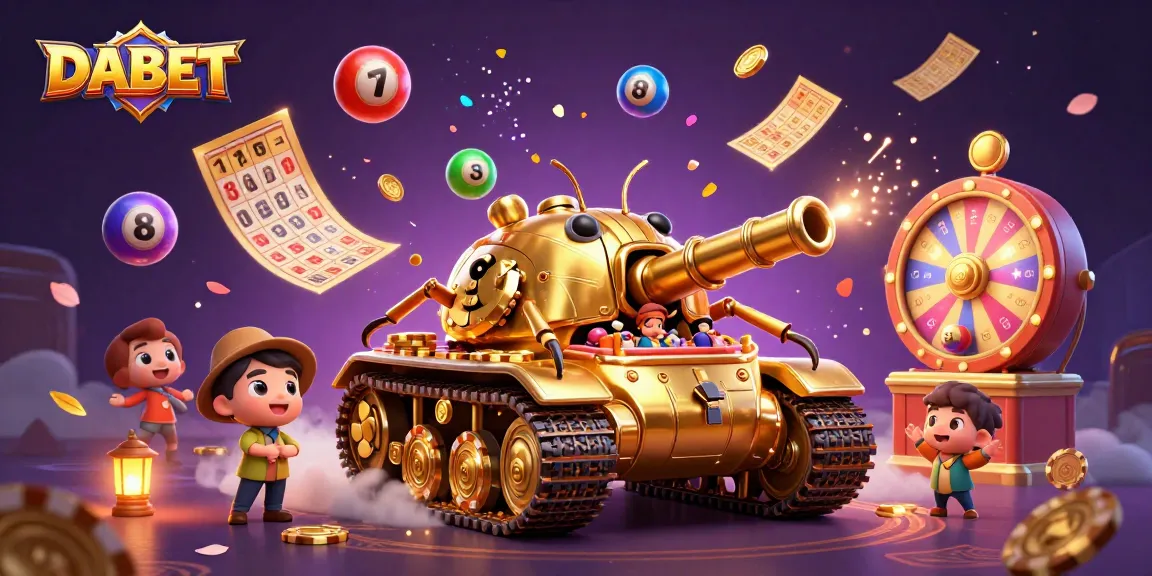 DABET offers a vibrant gaming experience with a unique casino scene inside a golden beetle tank.