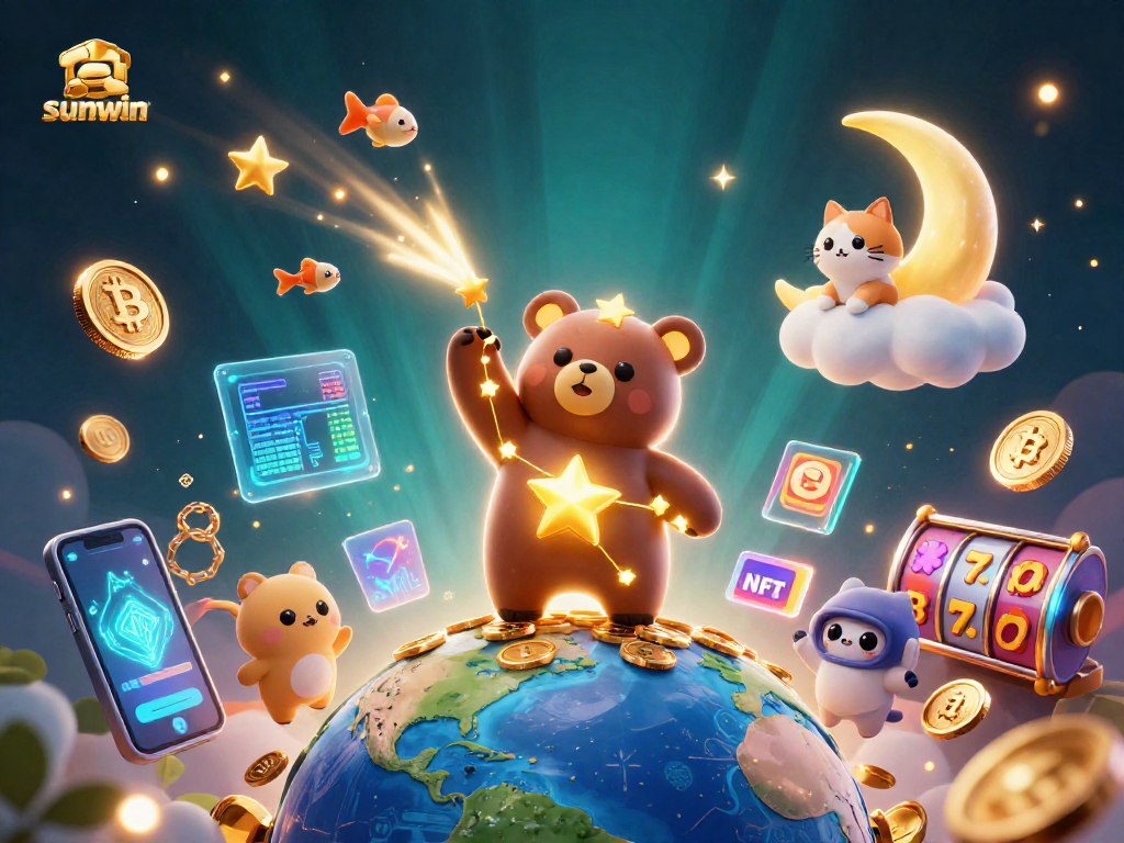 Experience sunwin's captivating casino magic with constellation characters and vibrant slot features.