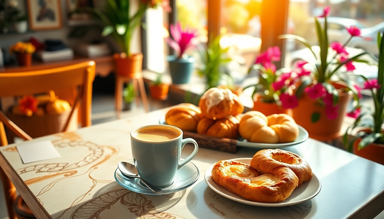 Kaffee Shop Verband Lloret de Mar mit einladender Atmosphäre und frischen Getränken.