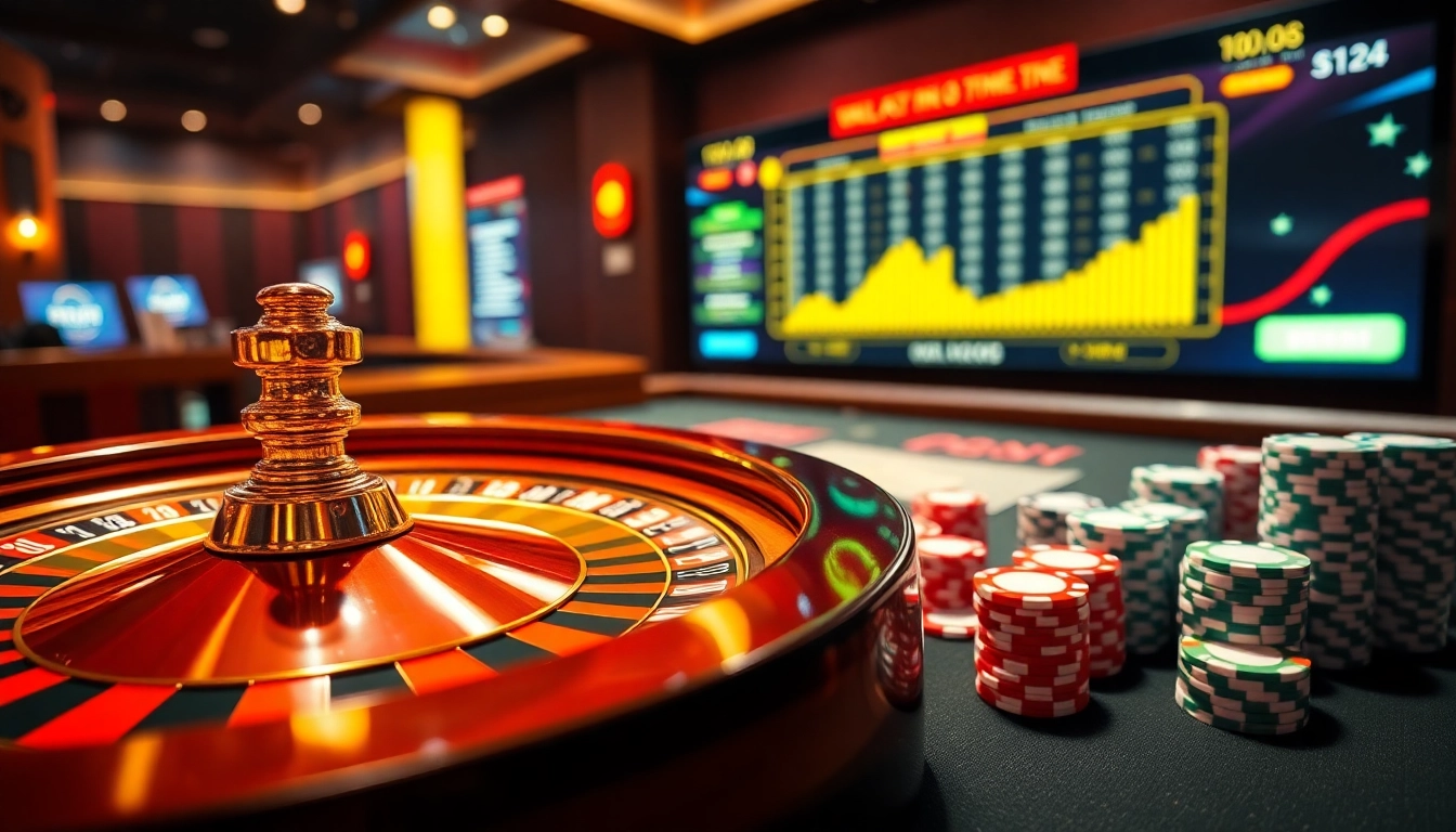 Engage with the thrilling roulette wheel and poker chips experience at https://wala88.free/ while enjoying a luxurious casino atmosphere.